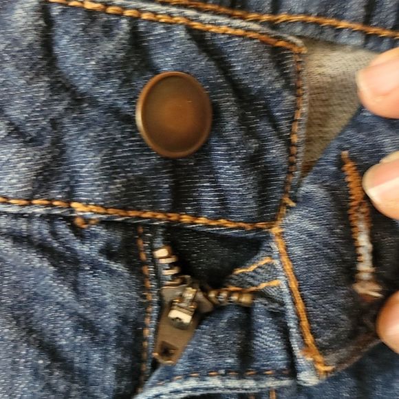 21-High Waisted Straight Leg Denim Jeans, sz. 30 - Picture 11 of 13